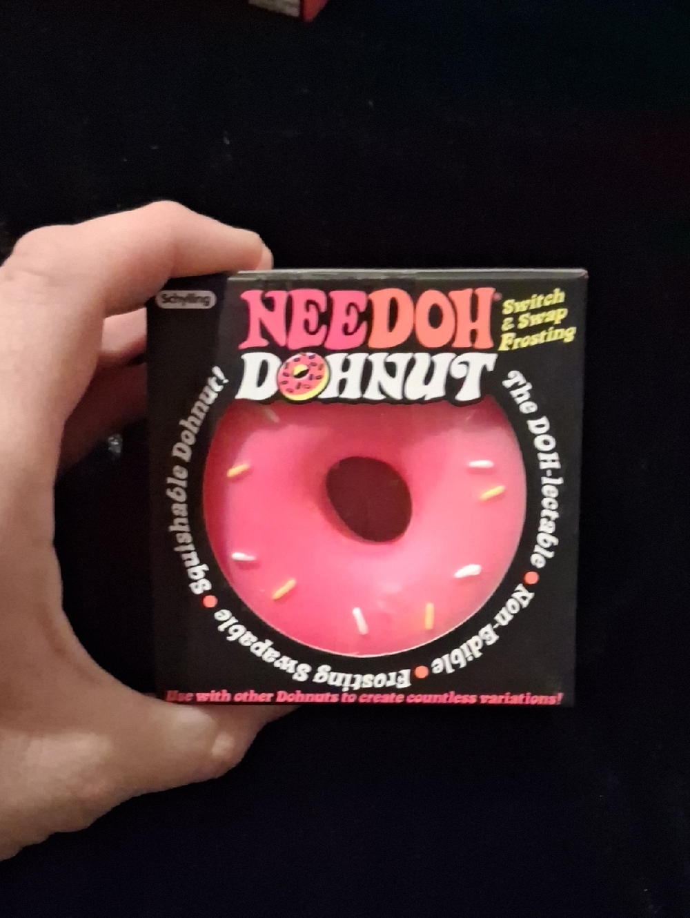 Needoh Dohnut Pink Frosting Squishable Toy